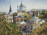 Андреевский спуск осенью