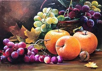 Яблоки и виноград