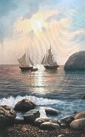 Вечер на море
