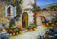 Дворик лазурного берега