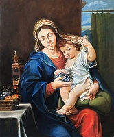Мадонна с виноградом