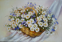 Ромашки и колокольчики