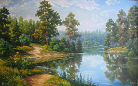 Сосны у воды