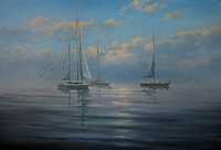 Утреннее море