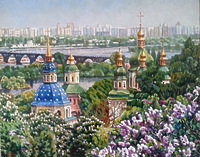 Выдубецкий монастырь в мае